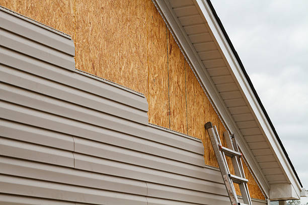 Professional Storm Damage Siding Repair technician working in Lyons, NJ
